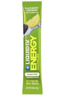 Sugar Free Energy Drink Mix, Blackberry Lemonade, 0.49 Oz, 5-Stick Pack